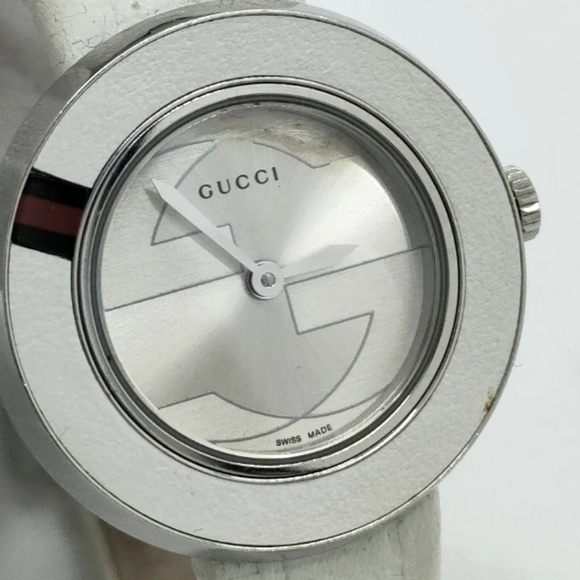 Gucci Silver Stainless Steel U-Play 129.5 Women's Wristwatch 27 mm - Picture 9 of 9